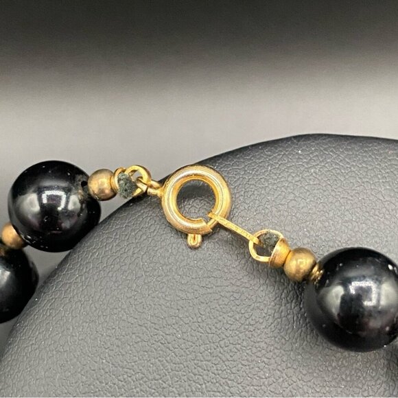 Vintage Polka Dot Mod Necklace 18in - Picture 4 of 6